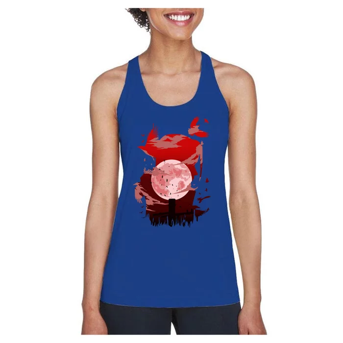 Red Moon Ninja Women's Racerback Tank