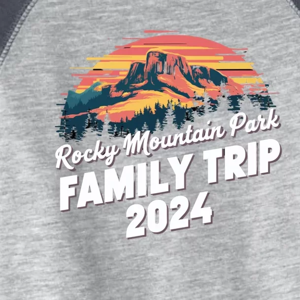 Rocky Mountain National Park Family Trip 2024 Hiking Gift Toddler Fine Jersey T-Shirt