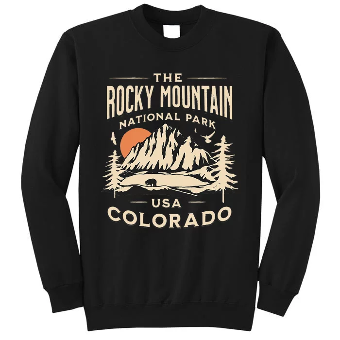 Rocky Mountain National Park Colorado Hike Outdoors Vintage Sweatshirt