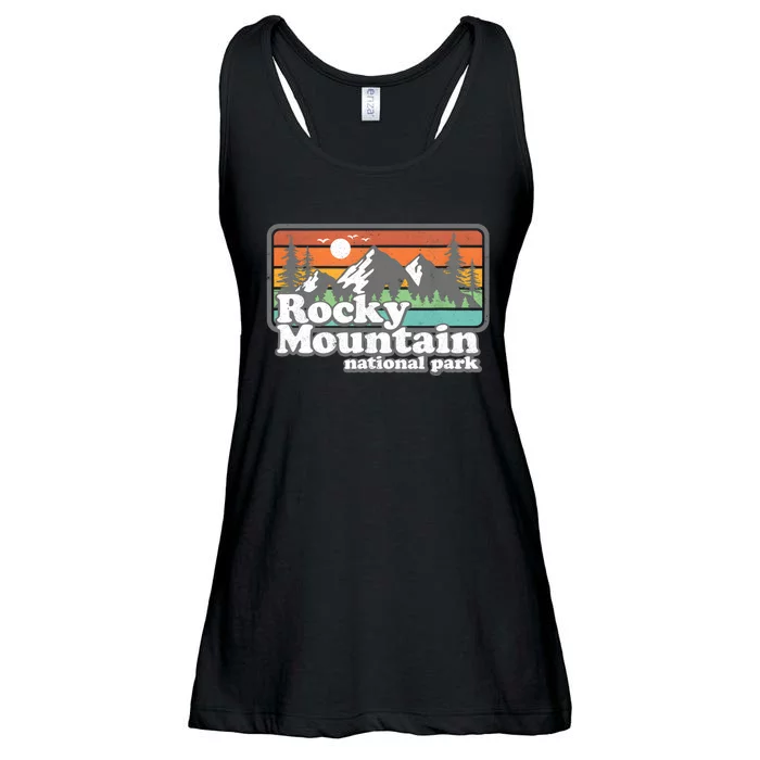 Rocky Mountain National Park Colorado Hiking Camping Gift Ladies Essential Flowy Tank