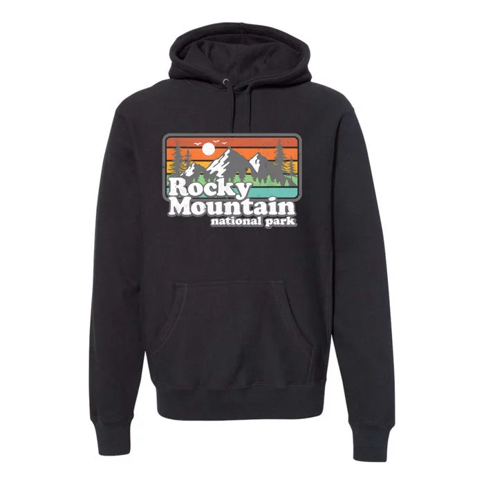 Rocky Mountain National Park Colorado Hiking Camping Gift Premium Hoodie