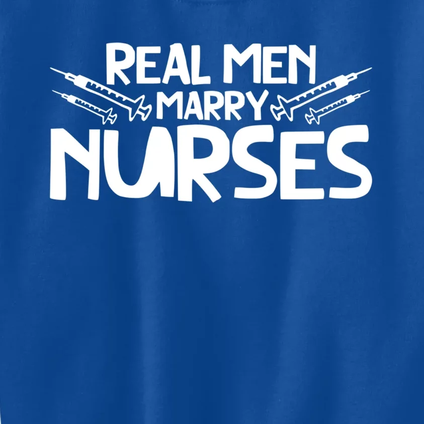 Real Marry Nurses Gift Kids Sweatshirt