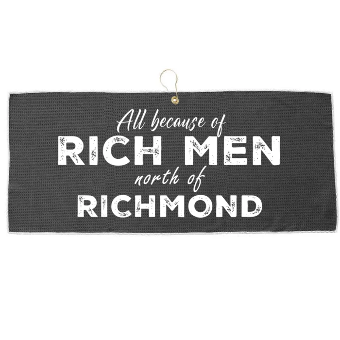 Rich Men North Of Richmond Oliver Anthony Large Microfiber Waffle Golf Towel