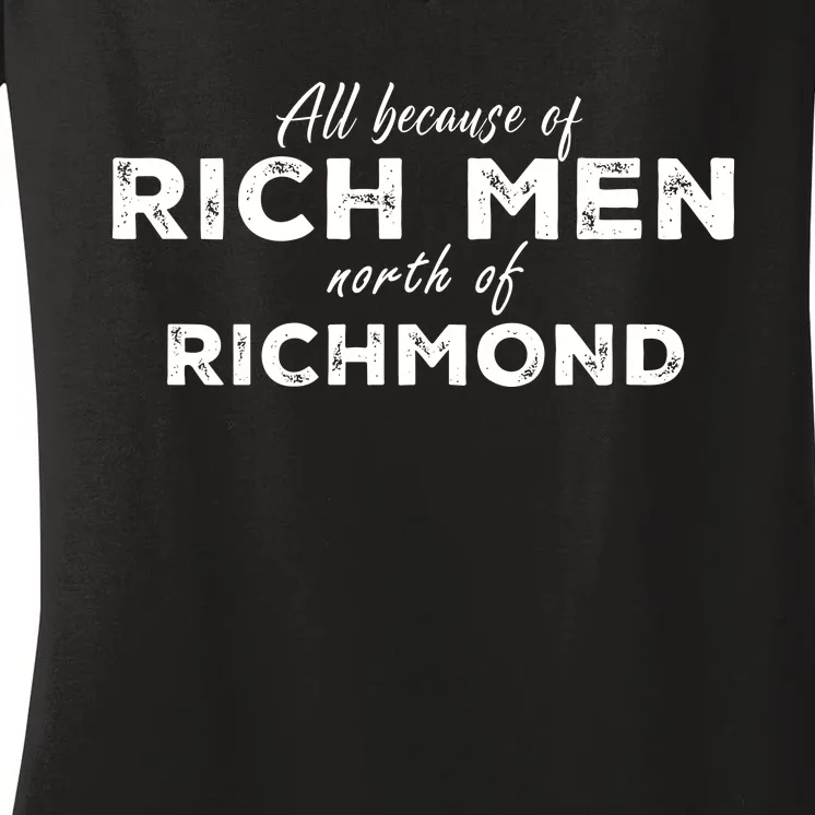 Rich Men North Of Richmond Oliver Anthony Women's V-Neck T-Shirt