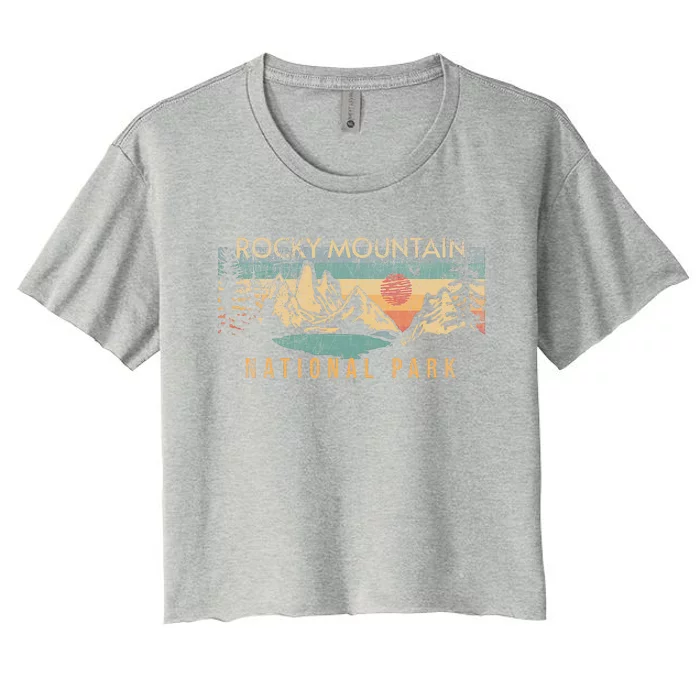 Rocky Mountain National Park Women's Crop Top Tee