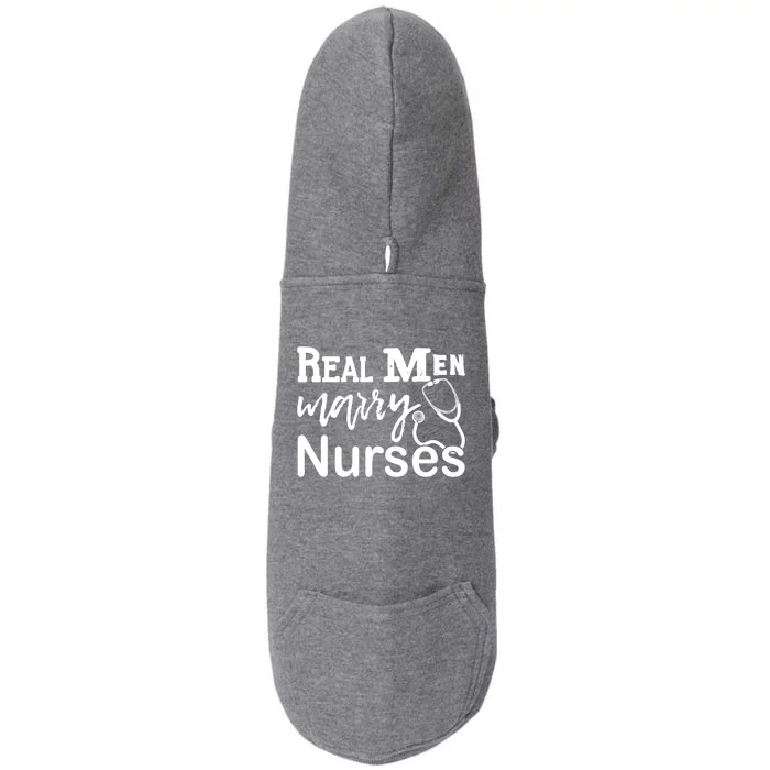 Real Marry Nurses Gift Doggie 3-End Fleece Hoodie