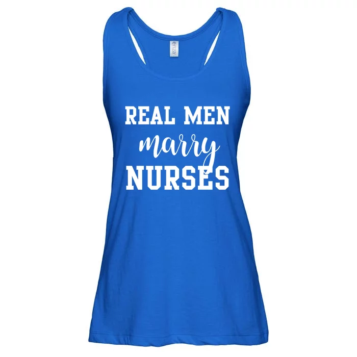 Real Marry Nurses Funny Gift Ladies Essential Flowy Tank