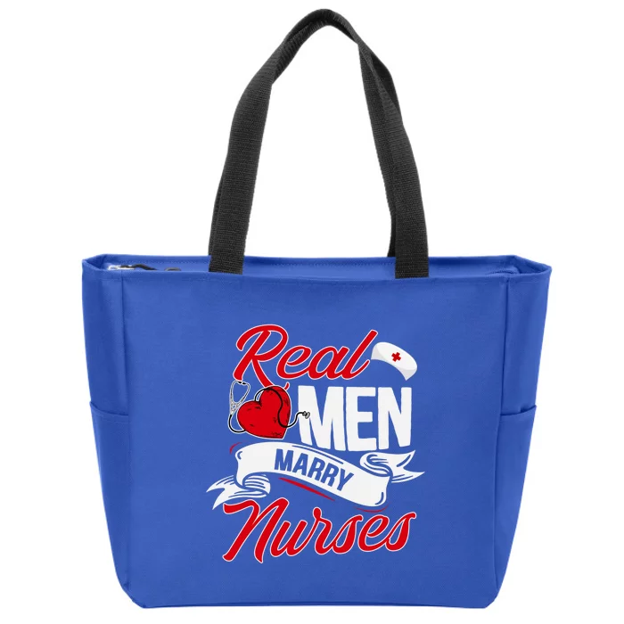 Real Marry Nurses Cute Gift Zip Tote Bag