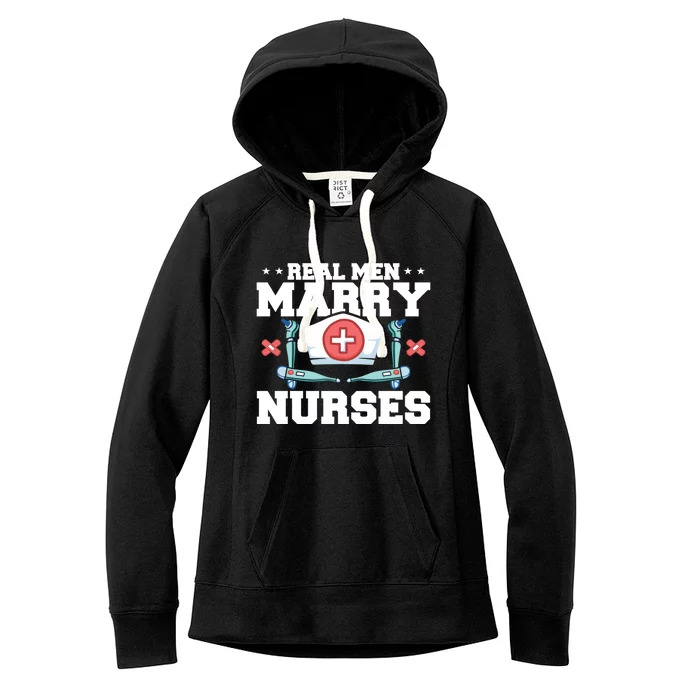 Real Marry Nurses Gift Women's Fleece Hoodie