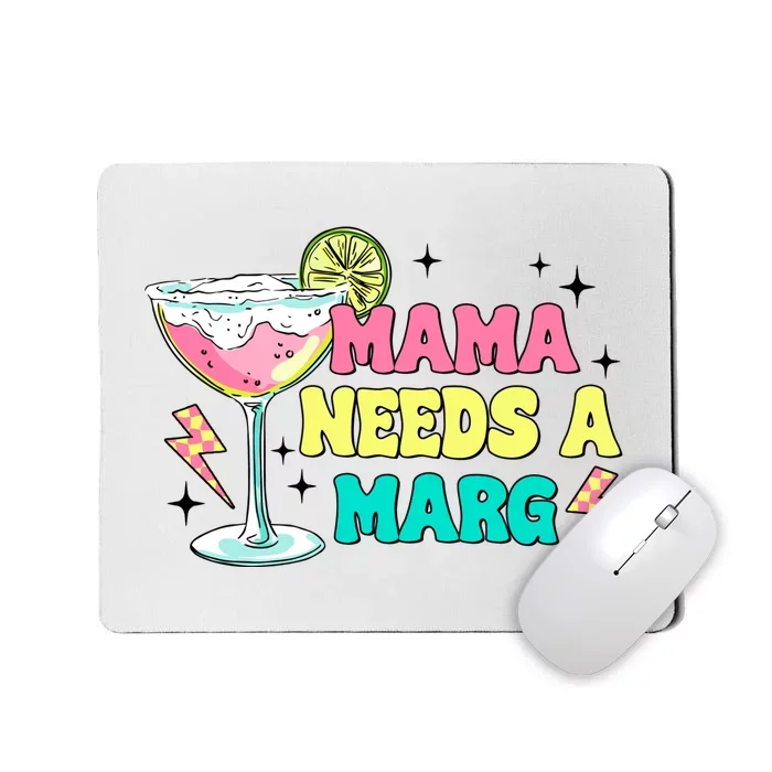 Retro Mama Needs A Marg Margarita Mousepad