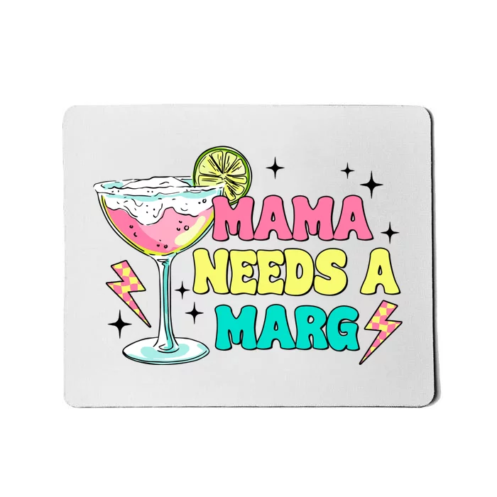 Retro Mama Needs A Marg Margarita Mousepad