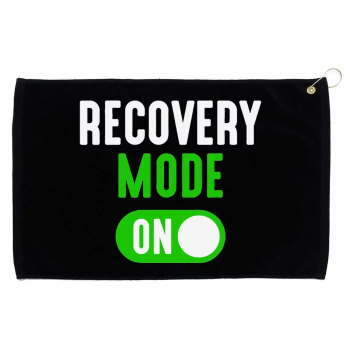 Recovery Mode On Get Well Funny Injury Gift Grommeted Golf Towel