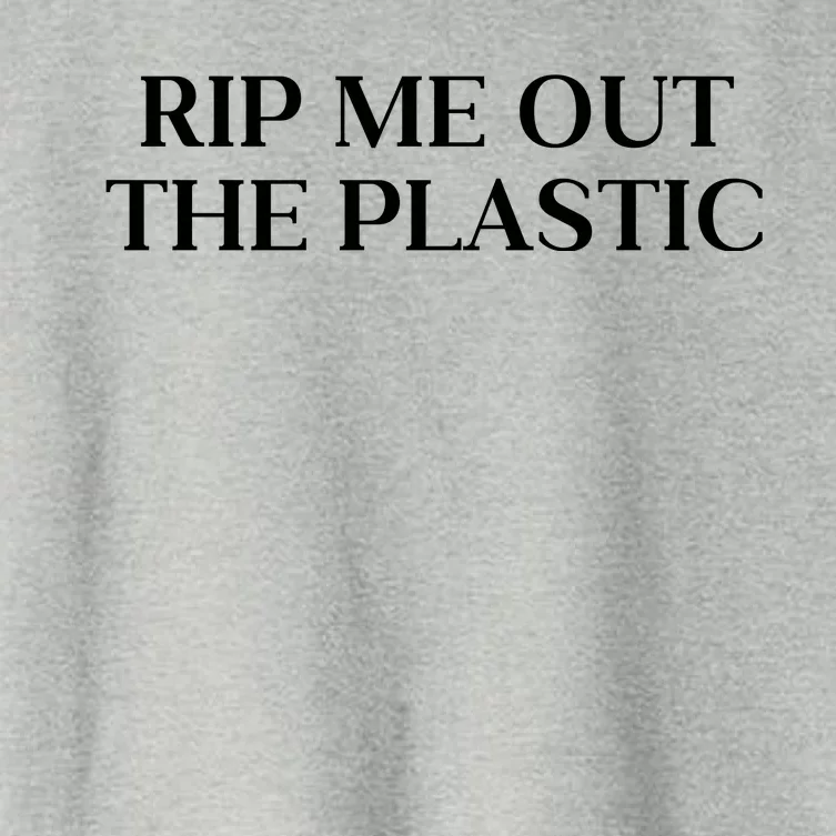 Rip Me Out The Plastic Women's Crop Top Tee