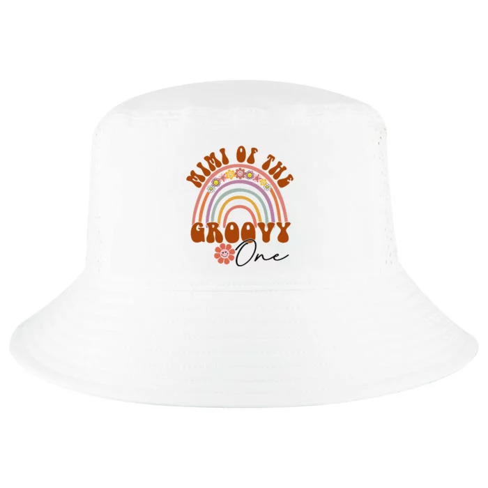 Retro Mimi of the Groovy One Matching Family Birthday Party Cool Comfort Performance Bucket Hat