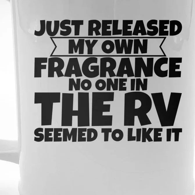 Released My Own Fragrance No One In The Rv Liked Itmeaningful Giftmeaningful Gif Front & Back Beer Stein