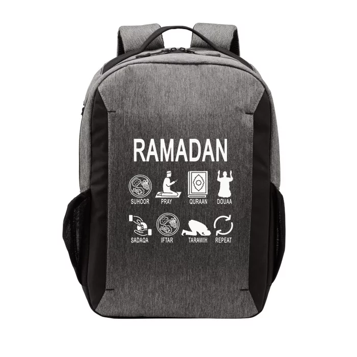 Ramadan Mode On Fasting Ramadan Mubarak Kareem Muslim Vector Backpack