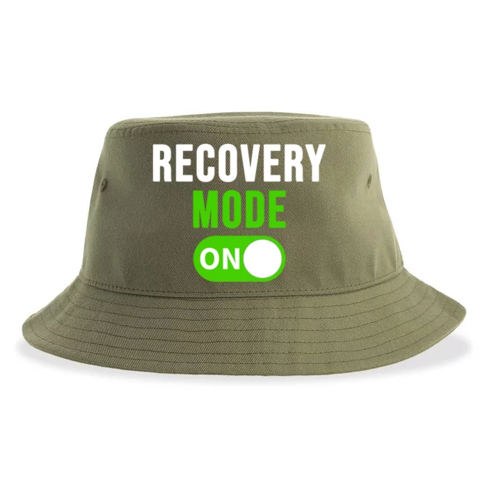 Recovery Mode On Gift Get Well Gift Funny Injury Tee Gift Sustainable Bucket Hat