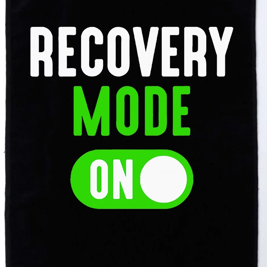 Recovery Mode On Get Well Funny Injury Gift Platinum Collection Golf Towel