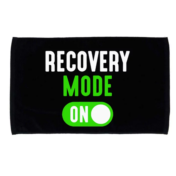 Recovery Mode On Get Well Funny Injury Gift Microfiber Hand Towel