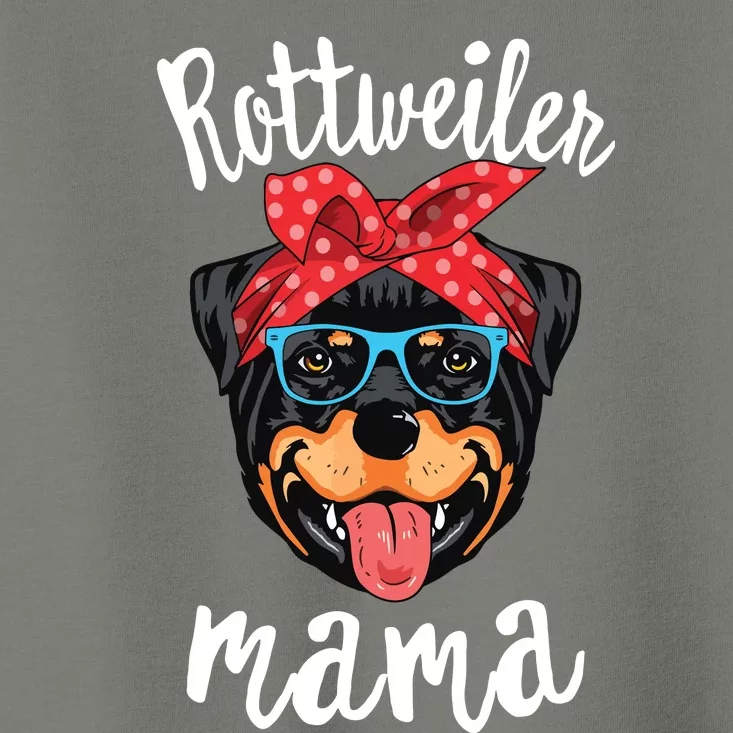 Rottweiler Mama Puppy Mom Dog Mama Lover Gift Toddler T-Shirt