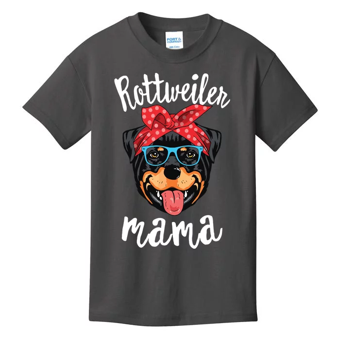 Rottweiler Mama Puppy Mom Dog Mama Lover Gift Kids T-Shirt