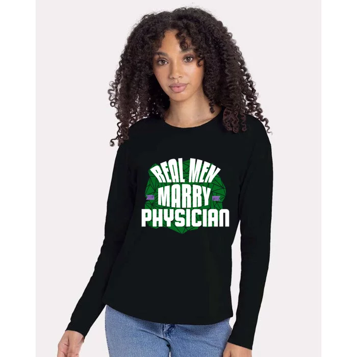 Real Marry Physician Gift Womens Cotton Relaxed Long Sleeve T-Shirt