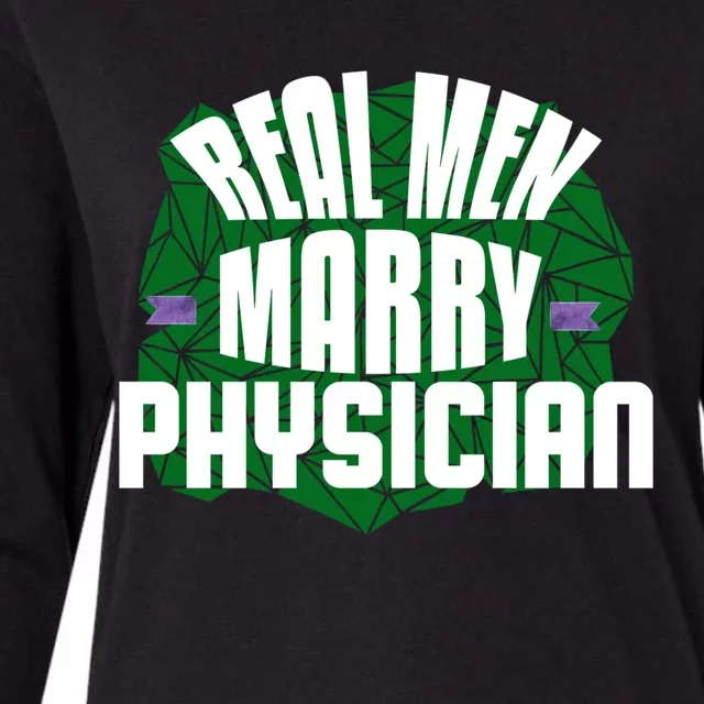 Real Marry Physician Gift Womens Cotton Relaxed Long Sleeve T-Shirt