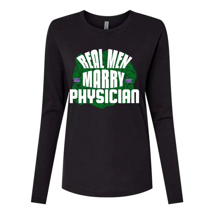 Real Marry Physician Gift Womens Cotton Relaxed Long Sleeve T-Shirt