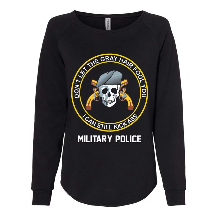 Retired Military Police Womens California Wash Sweatshirt