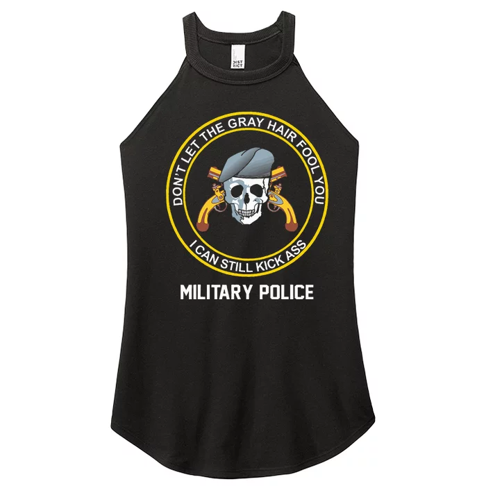 Retired Military Police Women’s Perfect Tri Rocker Tank