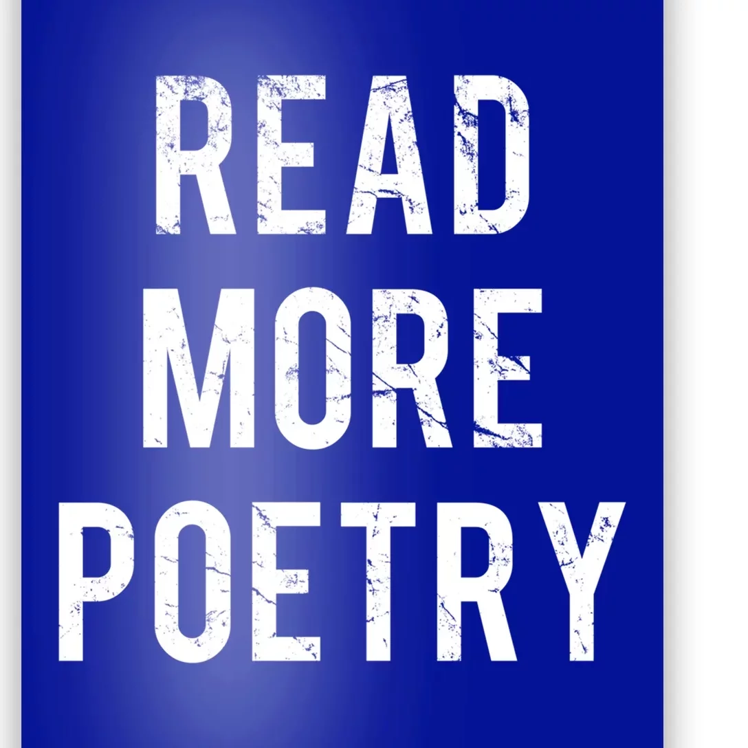 Read More Poetry Funny Gift Poster