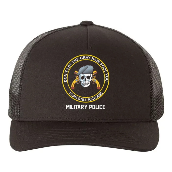 Retired Military Police Funny Old Man Mp Veteran Yupoong Adult 5-Panel Trucker Hat