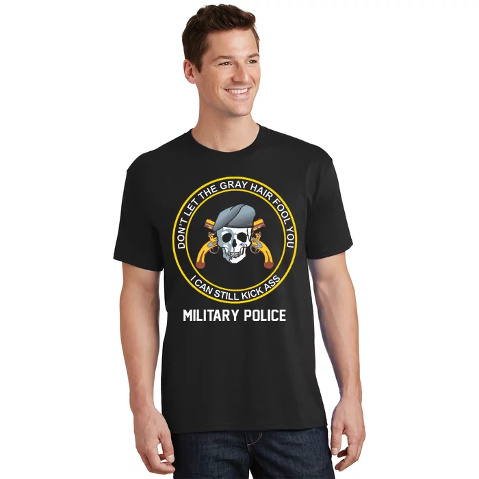 Retired Military Police Funny Old Man Mp Veteran T-Shirt