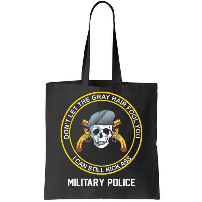 Retired Military Police Funny Old Man Mp Veteran Tote Bag