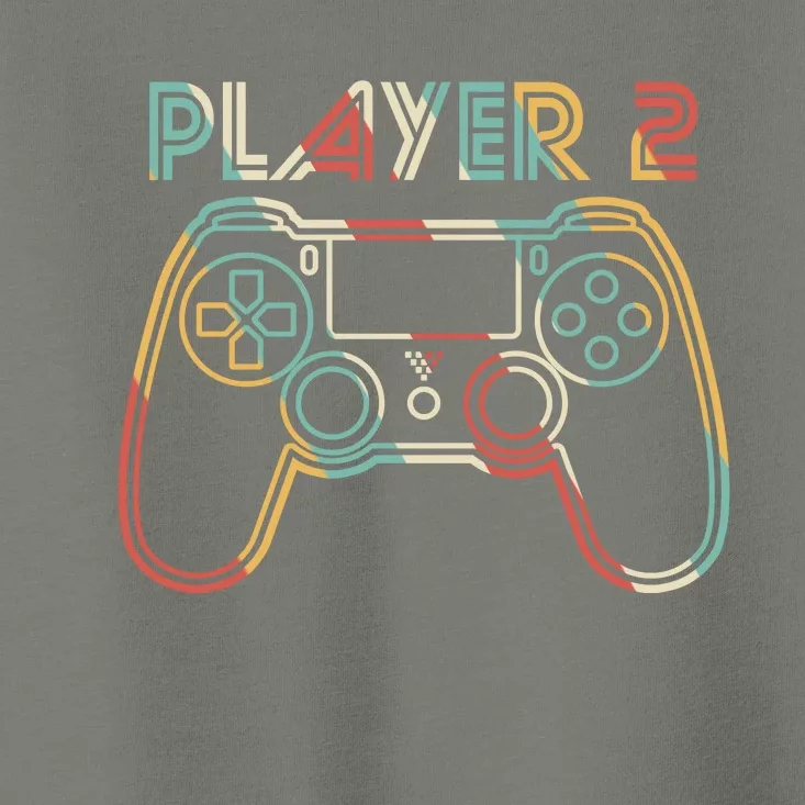 Retro Matching Player 2 Video Gamer Toddler T-Shirt