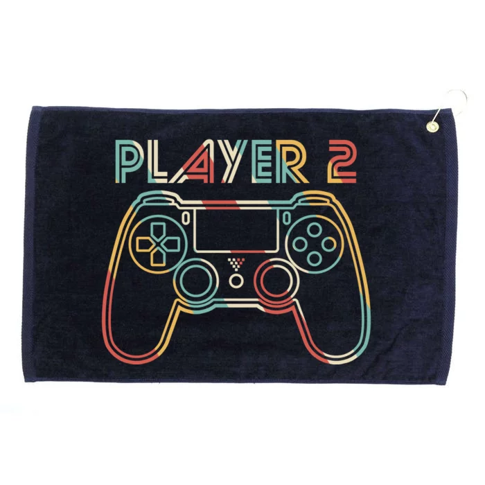 Retro Matching Player 2 Video Gamer Grommeted Golf Towel