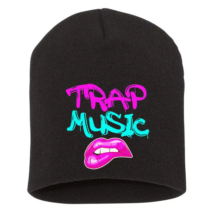 Rap Music Pretty Girls Love Trap Music Short Acrylic Beanie