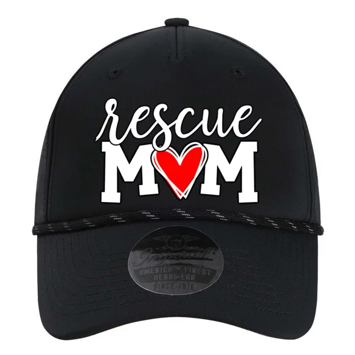 Rescue Mom Proud Dog Rescue Cat Rescue Mama Cool Gift Performance The Dyno Cap