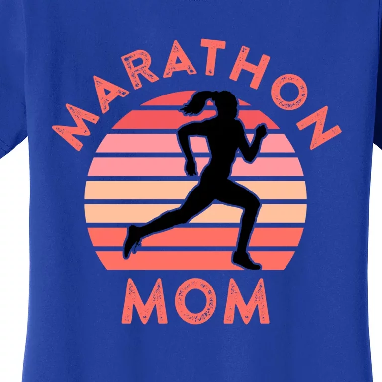 Running Mom Quote Marathon Mom Racing Racer Meme Gift Women's T-Shirt