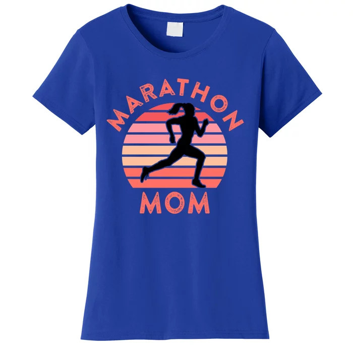 Running Mom Quote Marathon Mom Racing Racer Meme Gift Women's T-Shirt