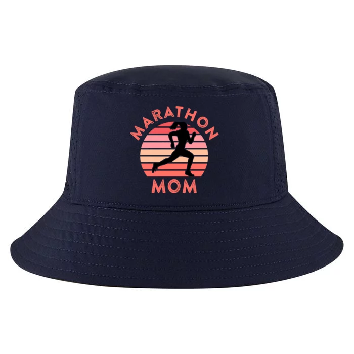 Running Mom Quote Marathon Mom Racing Racer Meme Gift Cool Comfort Performance Bucket Hat