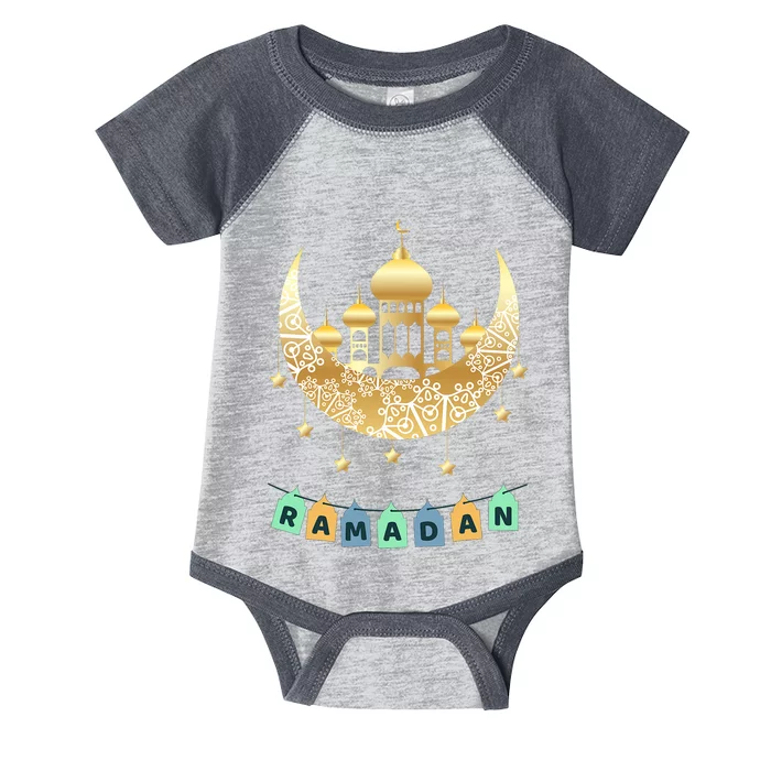 Ramadan Mubarak Ramadan Muslim Infant Baby Jersey Bodysuit