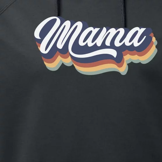 Retro Mama Performance Fleece Hoodie