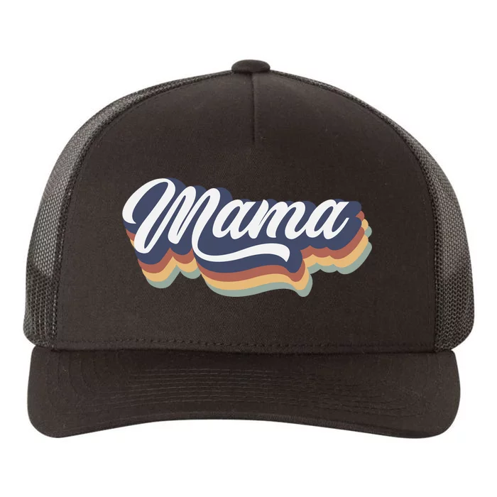 Retro Mama Yupoong Adult 5-Panel Trucker Hat