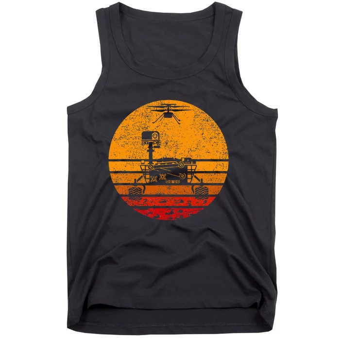 Retro Mars Rover Vintage Mars Landing Tank Top