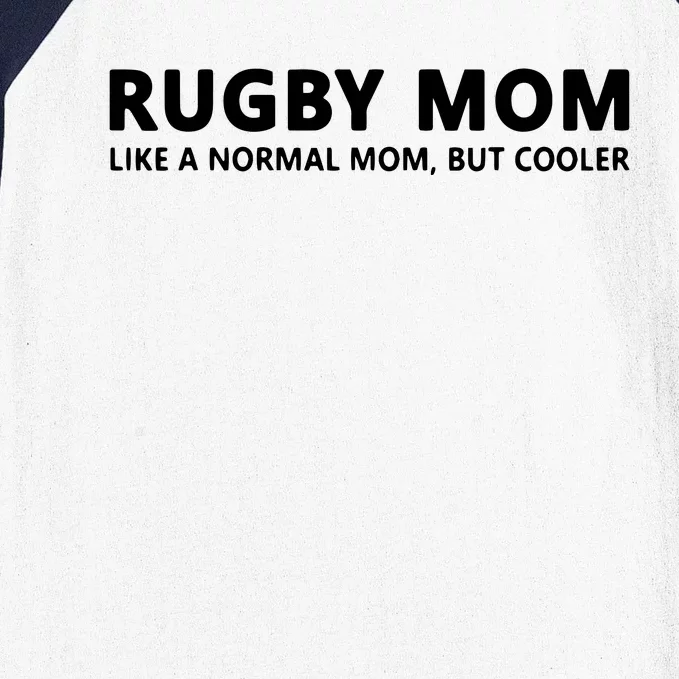 Rugby Mother Rugby Mom Baseball Sleeve Shirt