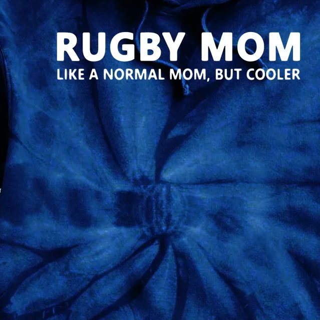 Rugby Mother Rugby Mom Tie Dye Hoodie