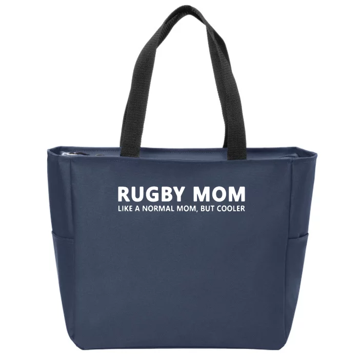 Rugby Mother Rugby Mom Zip Tote Bag