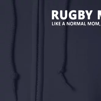 Rugby Mother Rugby Mom Full Zip Hoodie