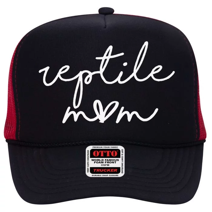 Reptile Mom High Crown Mesh Trucker Hat